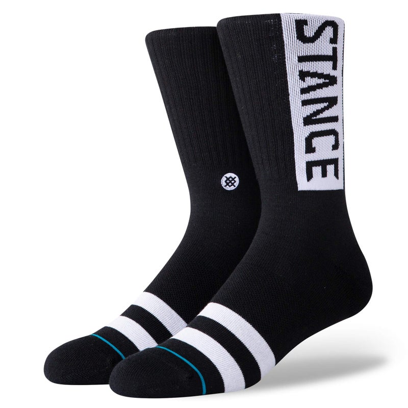 Stance OG Crew Socks (Medium, Black) - Image 1